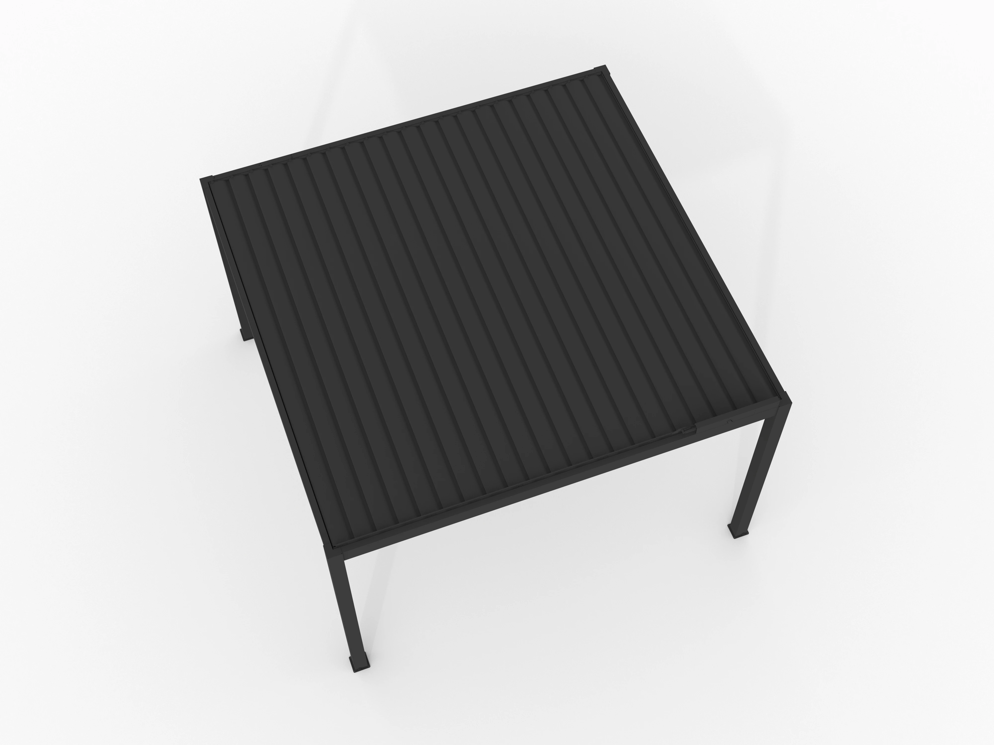 Aluminium Pergola Premium met Lamellen 400 x 400 cm - Afbeelding 5